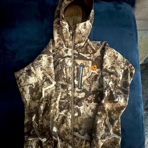 First Lite Men’s Catalyst Soft Shell Jacket - Cipher Camo Pattern - New